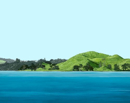 Painting of Browns Island
