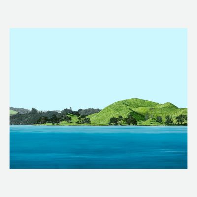 Browns Island landscape art - As the Light Falls Browns Island