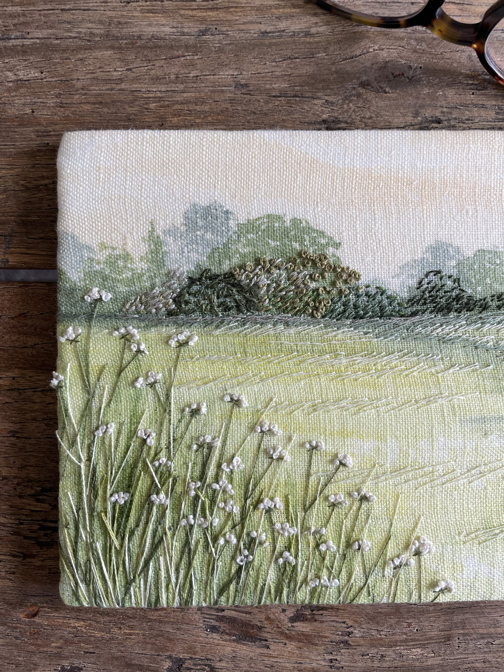 'Green Meadows' Limited Edition of 20 only | Stitched Painting Kit | Series 1 - Image 6