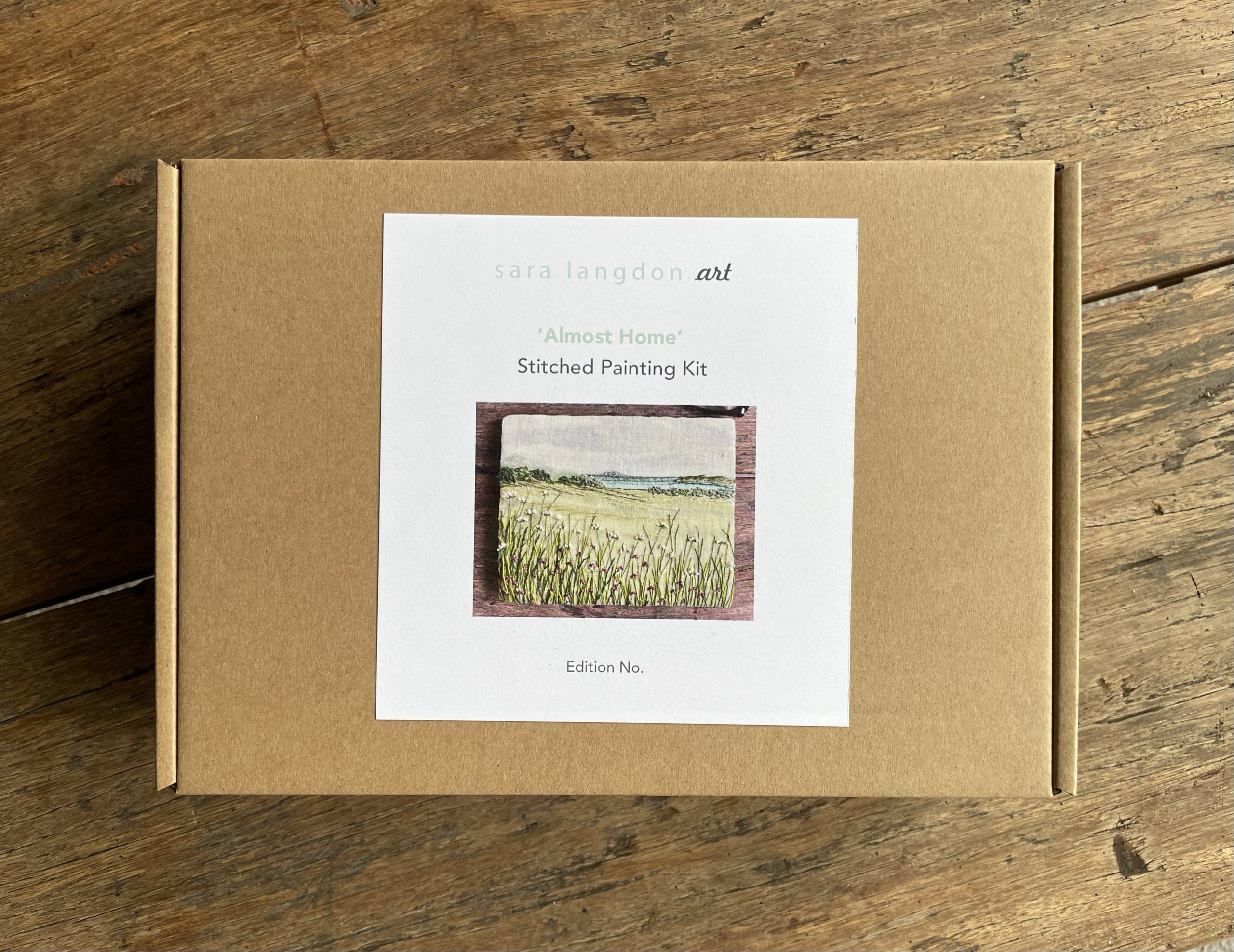 'Almost Home' Limited Edition Stitched Painting Kit | Series 1 - Image 5