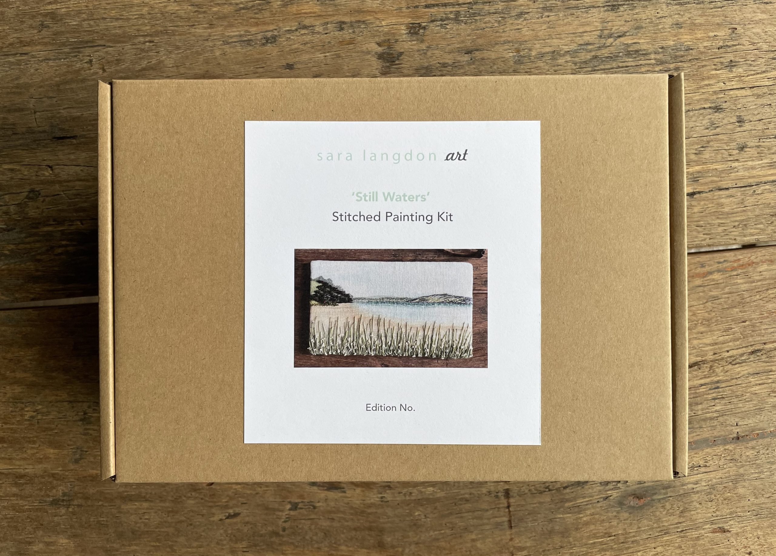 'Still Waters' Limited Edition of 20 only | Stitched Painting Kit | Series 1 - Image 7